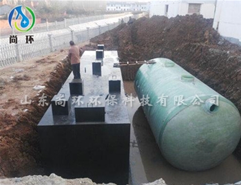 養(yǎng)殖污水處理設備安裝現場